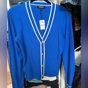 Brand new with tags express sweater cardigan size medium